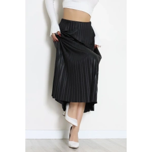 Pileli Etek Siyah - 52207.1005.