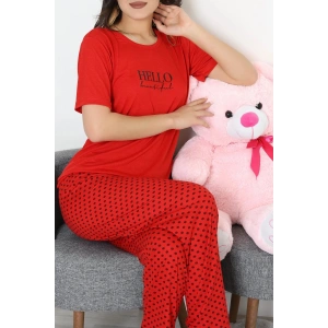 Poliviskon Pijama Takım Kırmızı - 50779.1773.
