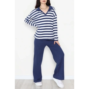 Polo Yaka Raporlu İnterlok Takım Lacibeyaz - 42738.1567.