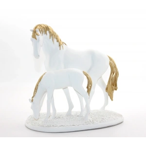 Polyester Yavrulu At Figürü Alk1629