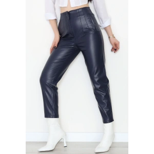 Pu Deri Fleto Cepli Pantolon Lacivert - 51100.1779.