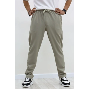 Rahat Kesim Penye Pike Erkek Pantolon Açıkhaki - 81377.1837.
