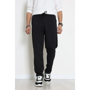 Rahat Kesim Penye Pike Erkek Pantolon Siyah - 81377.1837.