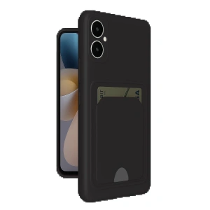 Samsung Galaxy A05 Kelvin Kartvizitli Silikon - Siyah