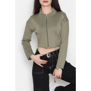 Scuba Fermuarlı Ceket Haki - 1067.2119.