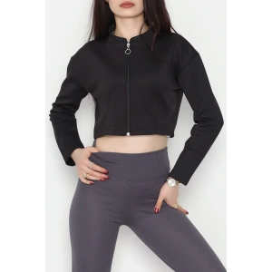 Scuba Fermuarlı Ceket Siyah - 1067.2119.