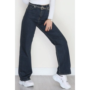 Straight Kesim Kot Pantolon Koyumavi - 42473.1606.