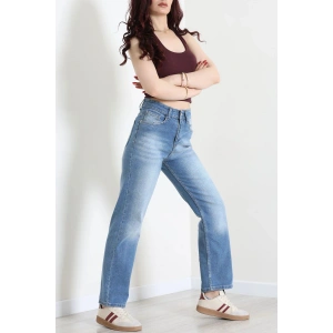 Straight Kot Pantolon Mavi - 32554.2059.