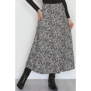 Süet Mevlana Etek Leopar - 51060.1355.