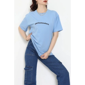 Suprem Baskılı Oversize Tişört Bebemavi - 31887.1878.