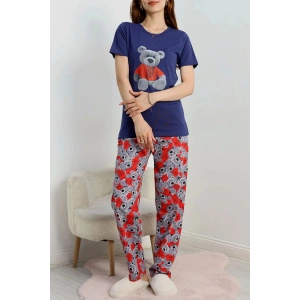 Süprem Baskılı Pijama Takım Laciayı - 50774.1773.