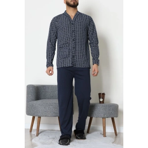 Süprem Boydan Düğmeli Erkek Pijama Takımı Laciekose - 70887.1838.