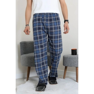 Süprem Ekose Erkek Pijama Altı Laciindigo - 71488.1838.