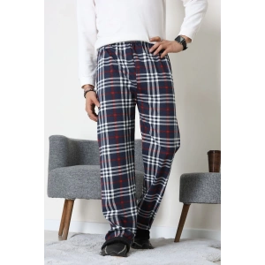 Süprem Ekoseli Erkek Pijama Altı Bordolaci - 70889.1838.