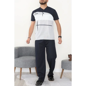 Süprem Erkek Pijama Takımı Lacivert - 42791.1838.