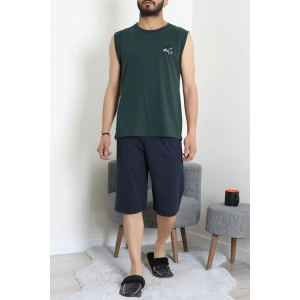 Süprem Şortlu Erkek Pijama Takımı Zümrüt - 42983.1048.