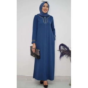 TAŞ DETAYLI FERACE İNDİGO MC2010