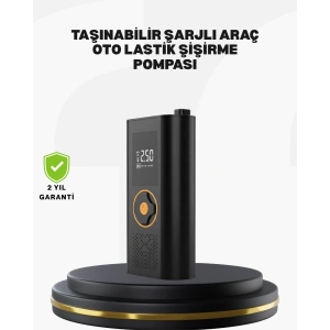 Taşınabilir Dijital Lastik Şişirme Cihazı Güvenli ve Pratik Kullanım