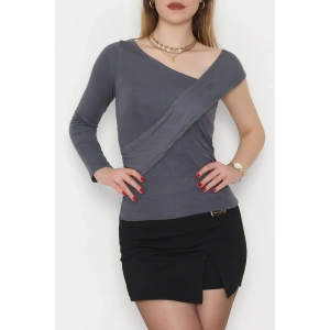 Tek Omuz Bluz Antrasit - 1006.2119.
