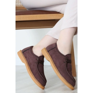 Termo Taban Bağcıklı Ayakkabı Süetkahve - 31651.1846.