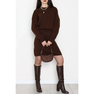 Triko Etekli Takım Acıkahve - 51108.1765.