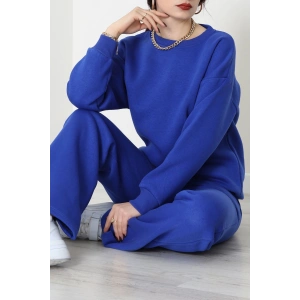 Üç İplik Eşofman Takımı Saks - 70779.1878.