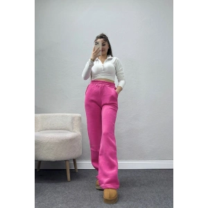 Üç İplik Palazzo Eşofman Altı Fuşya - 20970.1878.