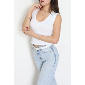 V Yaka Ribana Atlet Beyaz - 21899.200.