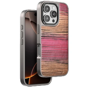 Venco iPhone 16 Pro Max Wave Kapak - Pembe