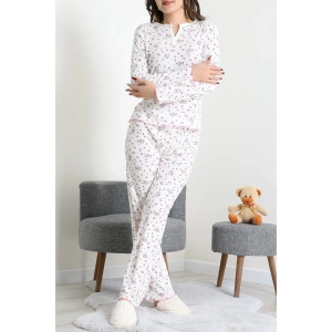 Viskon Ribana Baharlık Pijama Takımı Pembeçiçek - 791.1287.