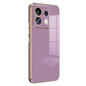 Xiaomi Poco M6 Pro 4G Kılıf Volet Silikon - Mor