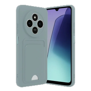 Xiaomi Redmi 14C Kelvin Kartvizitli Silikon - Açık Yeşil