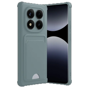 Xiaomi Redmi Note 14 Pro 5G Kelvin Kartvizitli Silikon - Açık Yeşil