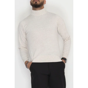 Yarım Balıkçı Erkek Triko Sweat Taş - 42530.2052.