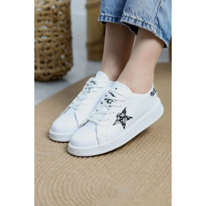 Yıldızlı Spor Ayakkabı Beyazsiyah2 - 31295.264.