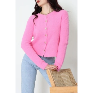 Yumuşak Dokulu Hırka Pembe - 70884.1765.