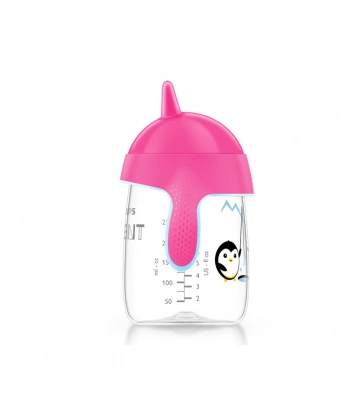 Avent Yeni Penguen Damlatmaz Bardak - 18m+ 12 340 ml - Pembe