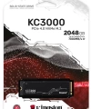 2TB KINGSTON KC3000 M.2 NVMe PCIe 4.0 SKC3000D/2048G 7000/7000MB/s