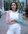 Kanguru Cepli Sweatshirt - BEYAZ