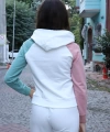 Kanguru Cepli Sweatshirt - BEYAZ