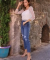 MOM Jeans - LACİVERT