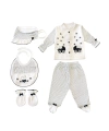 Sema Bebe 5li Premature Puanlı Set - Mavi