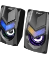 SNOPY SN-X25 2.0  RGB IŞIKLI 3WX2SİYAH USB SPEAKER