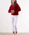 Yüksek Bel Skinny Jean Pantolon  - BEYAZ