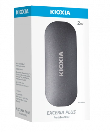 2TB KIOXIA EXCERIA PLUS G2 USB 3.2 1050/1000 MB/s LXD10S002TG8