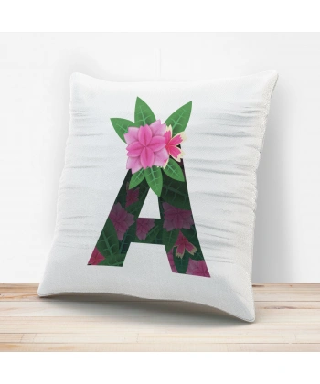 A Harfi Tasarımlı Yastık Kılıfı