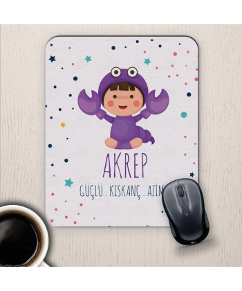 Akrep Burçlarına Özel Sevimli Mouse Pad