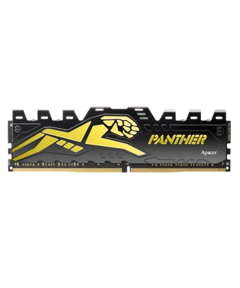 Apacer Panther Black-Gold 16GB (2x8GB) 3200Mhz CL16 DDR4 Gaming Ram (AH4U16G32C28Y7GAA-2)