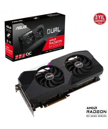 ASUS DUAL-RX6700XT-O12G 12GB GDDR6 HDMI DP 192Bit