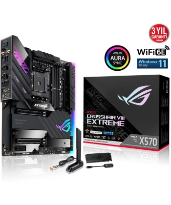 ASUS ROG CROSSHAIR VIII EXTREME X570 DDR4 4800Mhz(OC) E-ATX AM4